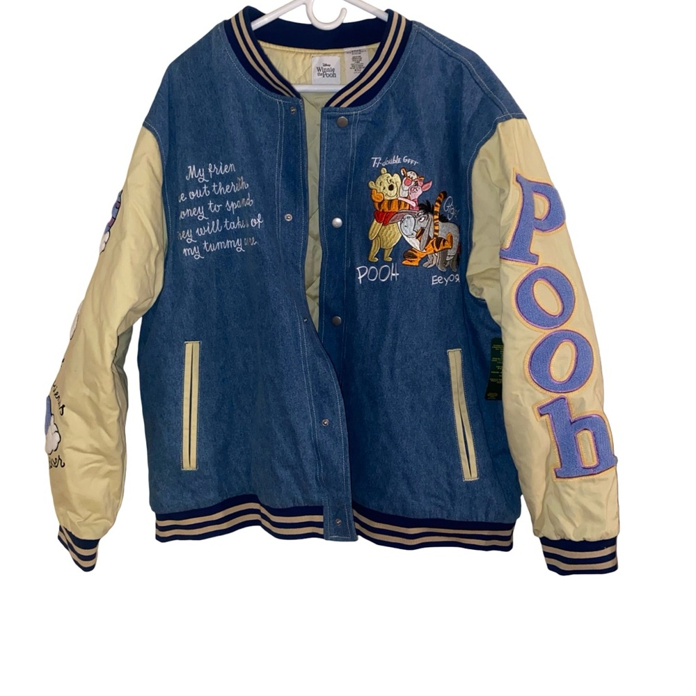 Winnie The Pooh Bomber Style Jacket